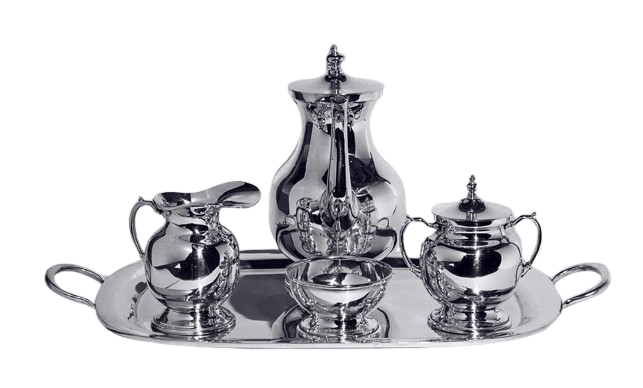 Juego de Café estilo Melón liso.